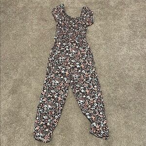 Girls floral romper